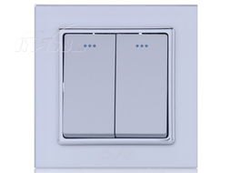 LVC 6612AY 二位大蹺板雙控開關 現代家居綜合布線的優雅之選